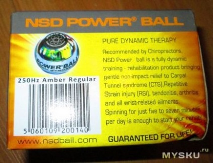 NBI Powerball 250Hz nélkül counter