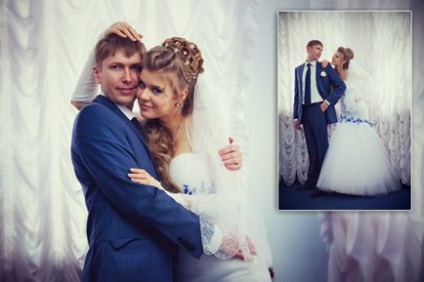 Olga și Alexey ne-am dorit o nuntă în albastru