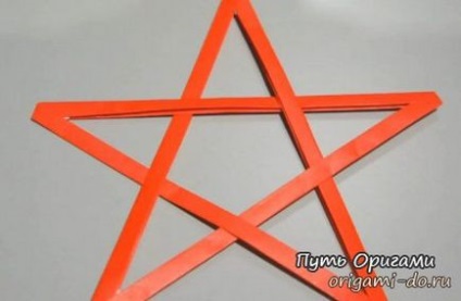 Origami szerelvény a Dávid-csillag - a módját origami