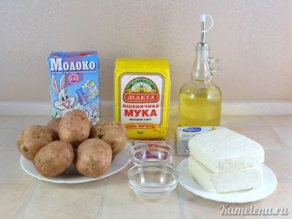 Placinta osetiană cu brânză și cartofi