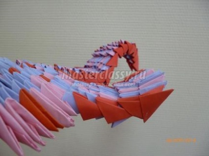 Octopus în tehnica modulară origami