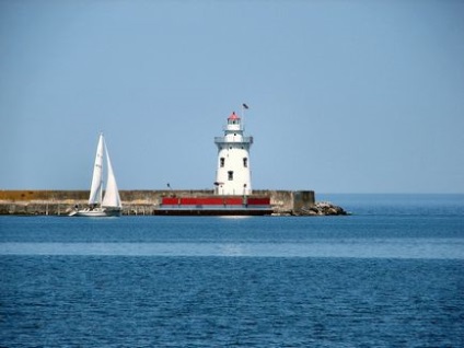 Lacul Huron în zona Statelor Unite, locație, lac foto