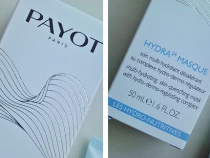 Payot hydra 24 masque multi-hydrating skin-quenching mask - інтенсивно зволожуюча маска