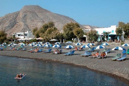 Perissa (santorini) hoteluri, plaje, atractii