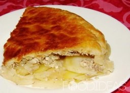 Пиріг з картоплею і сиром - рецепт приготування з фото