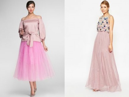 Fusta de lux roz pentru fete sofisticate și delicate