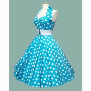 Rochie cu puncte polka