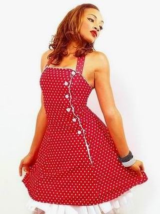 Rochie cu puncte polka