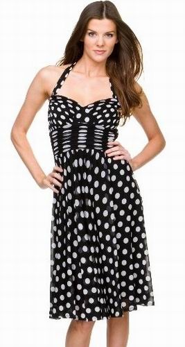 Rochie cu puncte polka