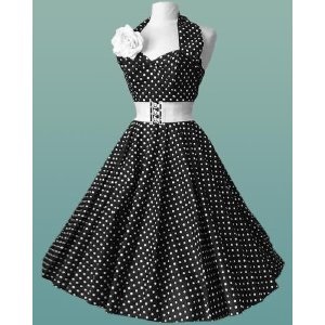 Rochie cu puncte polka