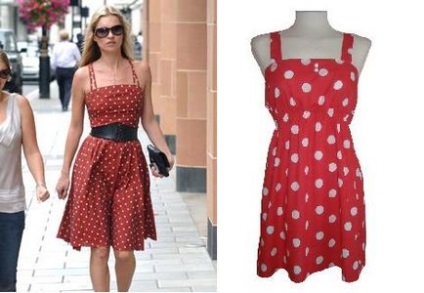 Rochie cu puncte polka