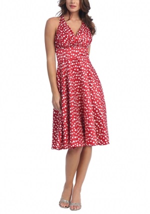 Rochie cu puncte polka