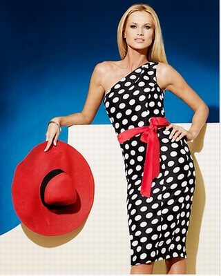 Rochie cu puncte polka