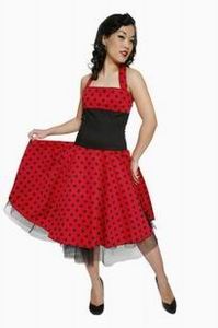 Rochie cu puncte polka