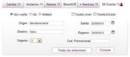 Achiziționarea on-line a biletelor de tren în Spania (instrucțiuni pas cu pas) - trenuri în Catalonia (Spania) -