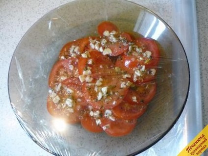 Tomate în sos de miere de usturoi (rețetă pas cu pas cu fotografie)