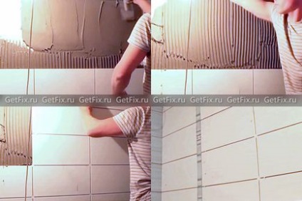 Megfelelő telepítése és fektetése kerámialapok a falon (szerelési) Helyes telepítés és fektetése kerámia burkolólapok falak