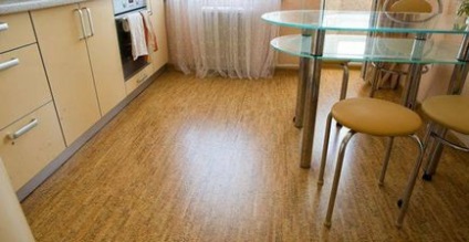 Пробкова підлога на кухні вибір, плюси і мінуси коркового покриття для підлоги