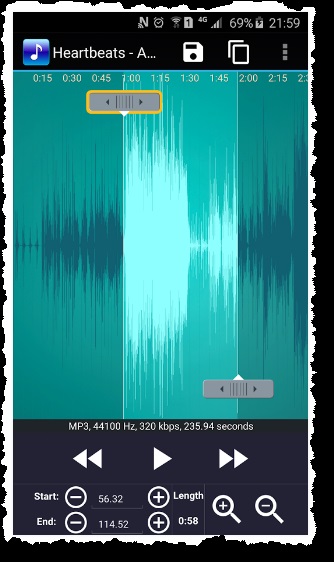 Програми для андроїд для обрізки музики