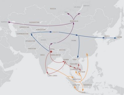 Răspândirea budismului în Asia