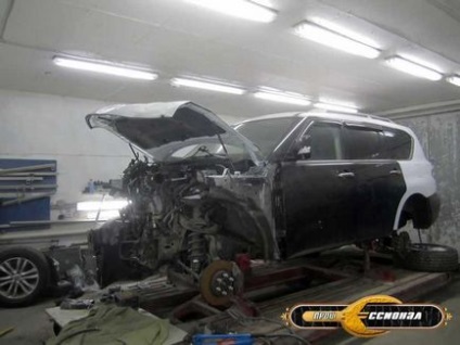 Reparare de cadre, restaurare geometrie a corpului de autoturisme din Moscova, szao, zao