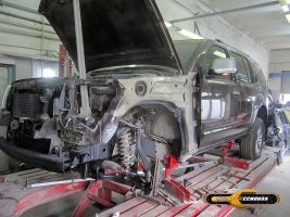 Reparare de cadre, restaurare geometrie a corpului de autoturisme din Moscova, szao, zao