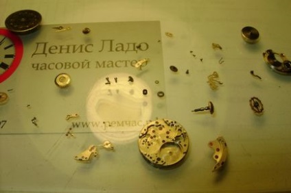 Реставрація та ремонт годинників чайка в Санкт-Петербурзі, ремонт годинників - ладо