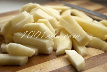 Рецепт смаженої картоплі з баклажанами - гарячі страви, смачна вечеря, обід від 1001 їжа