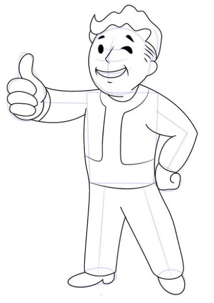 Малюємо vault boy з fallout