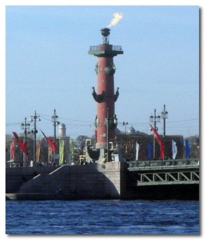 Coloanele Rostral din Sankt Petersburg, eu