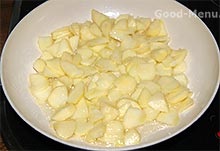 Hús cipó almát kovásztalan tészta - recept lépésről lépésre fotók