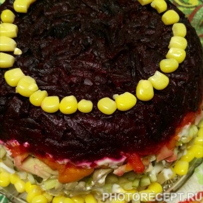 Saláta garnélarák, uborka és a rizs ananász - lépésről lépésre recept fotók