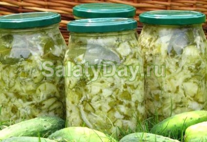 Saláta király télen télen - finom savanyúság recept fotókkal és videó