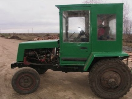 Tractorul de casa cu o cabina foto - ce arata cabinele pentru minitractori