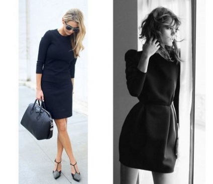 Cu ce ​​să poarte o rochie neagră, articole pozitive - numai interesante