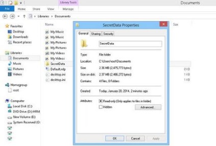 Am cripta datele în Windows 8 folosind efs, ferestre pentru administratorii de sistem