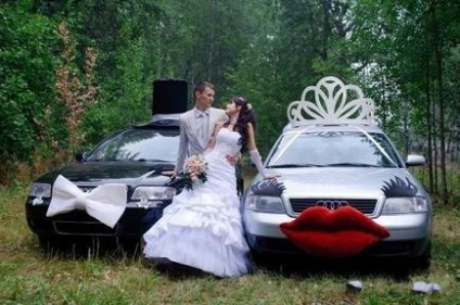 Капелюх для прикраси весільної машини своїми руками