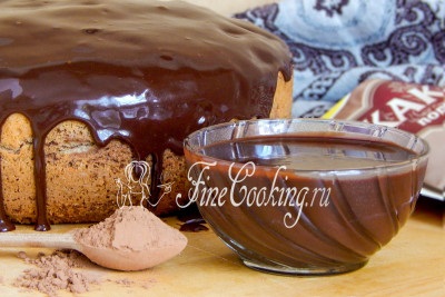 Gel de ciocolată din cacao și lapte - rețetă cu fotografie