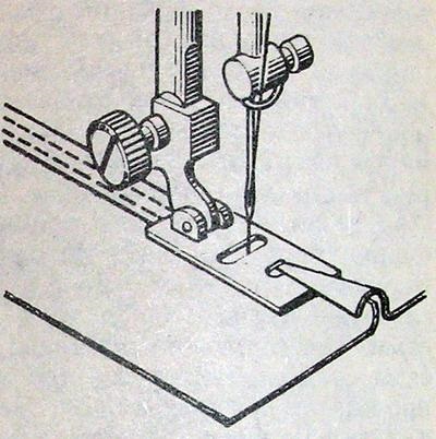 Шов в подгибку і французький шов на швейній машинці - домоведення у вострухі