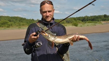 Pike harapni szilikon öt kérdést halat befogó - Moskva SZAO újság sajtó