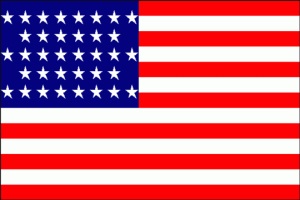 Amerikai szimbolizmus - a nemzeti zászló - tudatában kell lennie