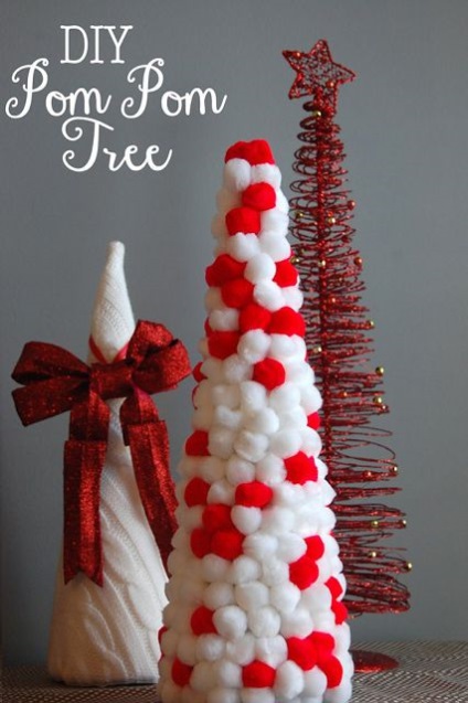 În curând și în curând un an nou - învățăm cum să facem copaci creativi de Crăciun din vată de bumbac