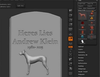 Скульптинг і текстурування неорганічного об'єкта в zbrush 3