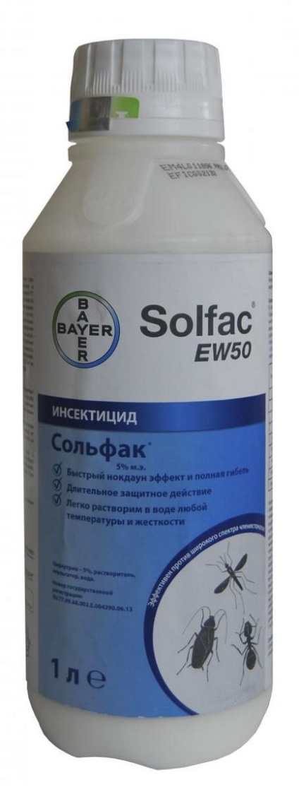 Сольфак інструкція та відгуки про засіб, дезінфекція, дезінсекція, дератизація - інформаційний
