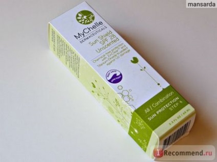 Сонцезахисний крем mychelle dermaceuticals sun shield, spf 28, unscented, all