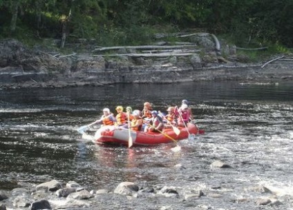 Rafting pe plute (Karelia, râul Shuya), ce să luați cu dvs., turist în Rusia