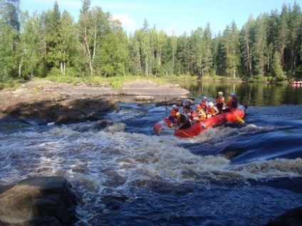 Rafting pe plute (Karelia, râul Shuya), ce să luați cu dvs., turist în Rusia