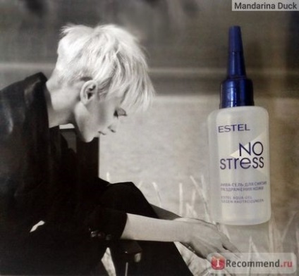 Засіб для волосся estel аква-гель для зняття роздратування шкіри no stress - «порятунок для блондинок