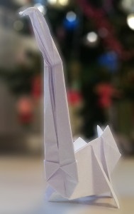 Sémák origami dinoszaurusz és Crane Férfi