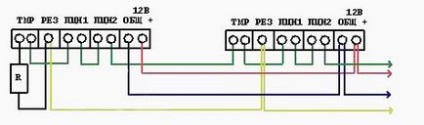 Diagrame de conectare ale detectoarelor de securitate